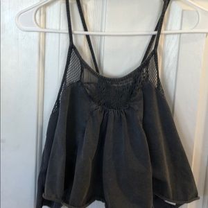 Laced, Cropped, Flowy Urban Outfitters Tank Top.